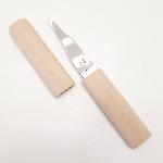Couteau à greffer japonais pour droitier, lame acérée, en acier Aogami