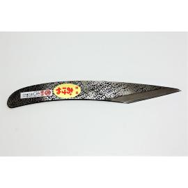 Kogatana (kiridashi) pour droitier en acier Aogami, poignée courbe